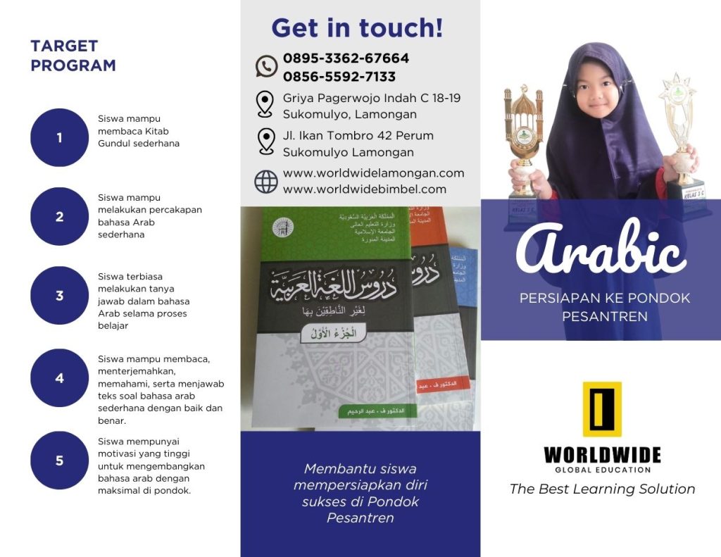 Bahasa Arab Untuk Persiapan Ke Pondok Pesantren
